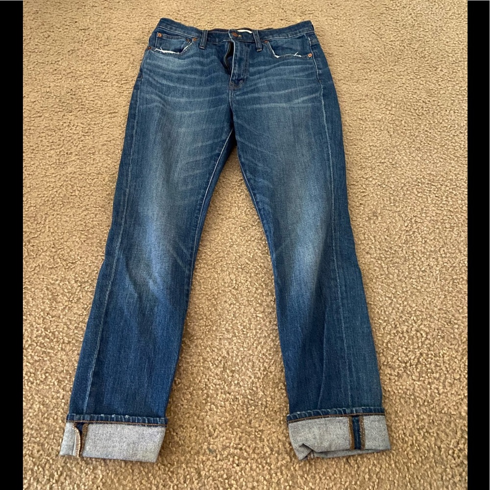Madewell High Rise Slim Boyjean
